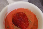 Cocoa Strawberry Panna Cotta (Dairy Free)
