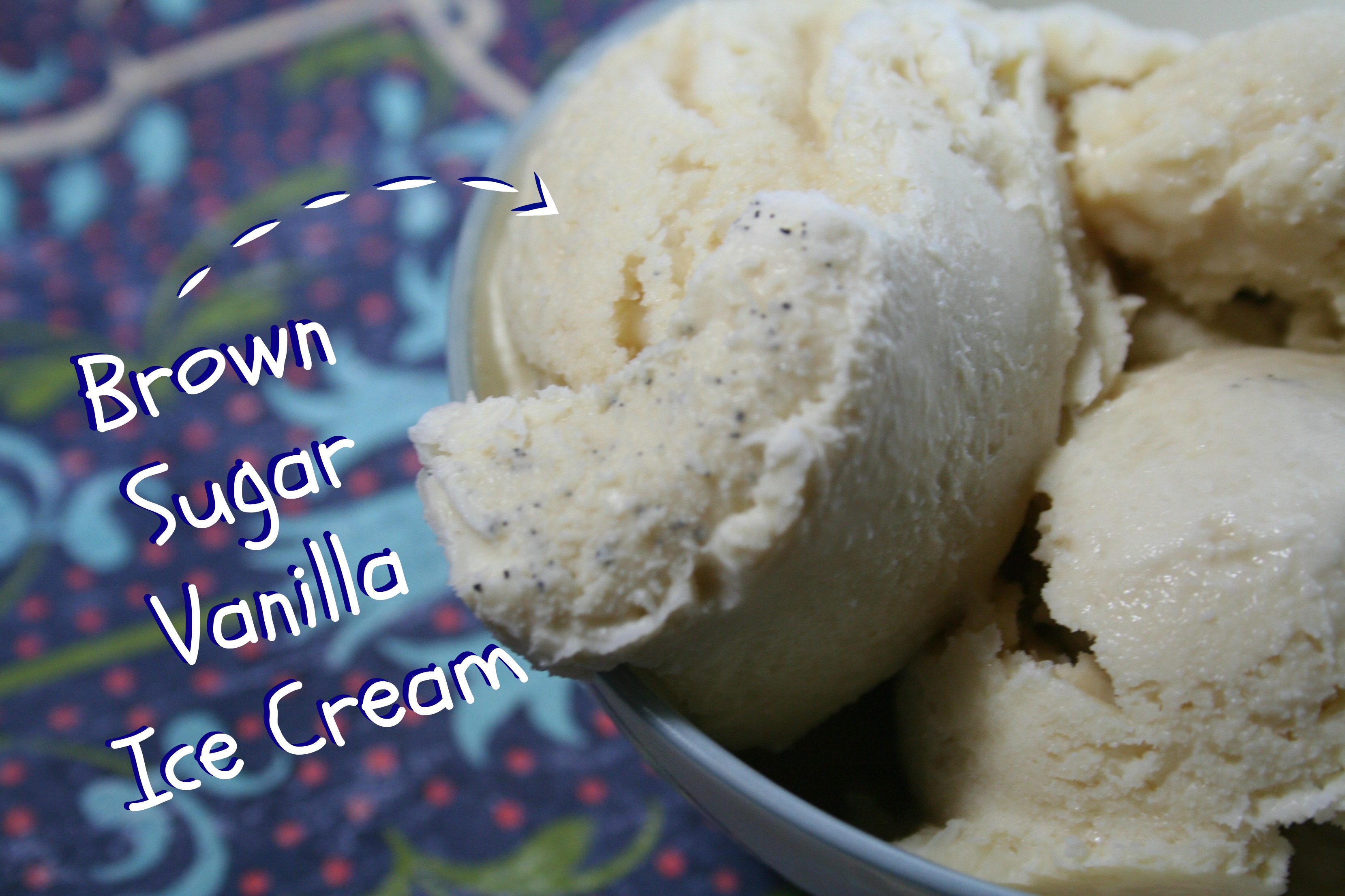 Brown Sugar Vanilla Ice Cream Recipe spatialdrift