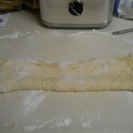 Folded dough