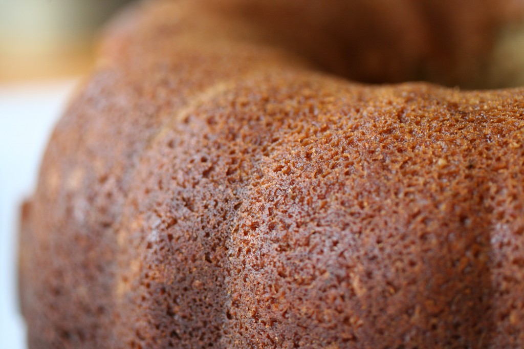 Spiced Bundt Cake Closeup