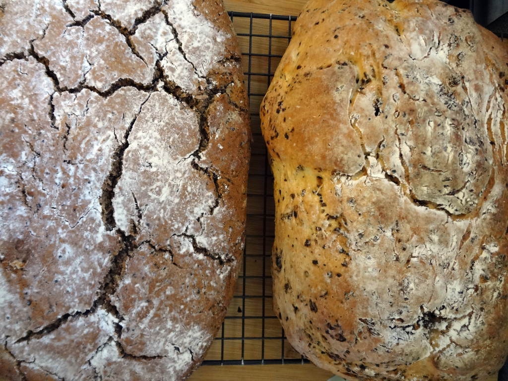 Two Spent Grain Loaves