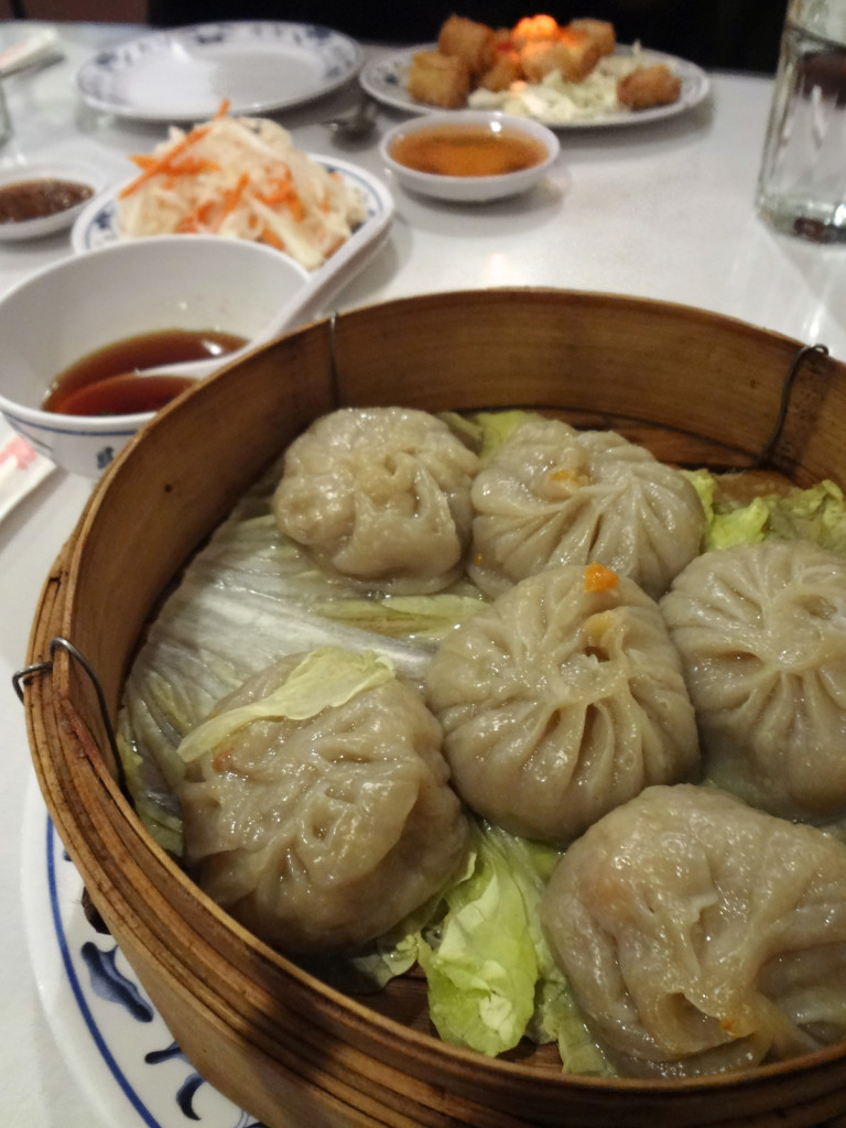 Vegetarian Shanghai dumplings.