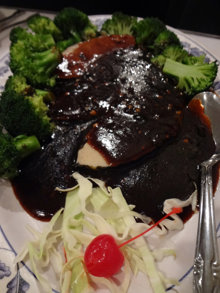 Vegetarian "Whole Fish" in black bean sauce