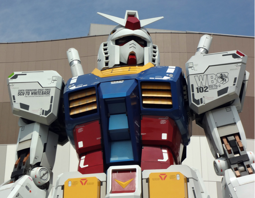 Full-size Gundam at Diver City