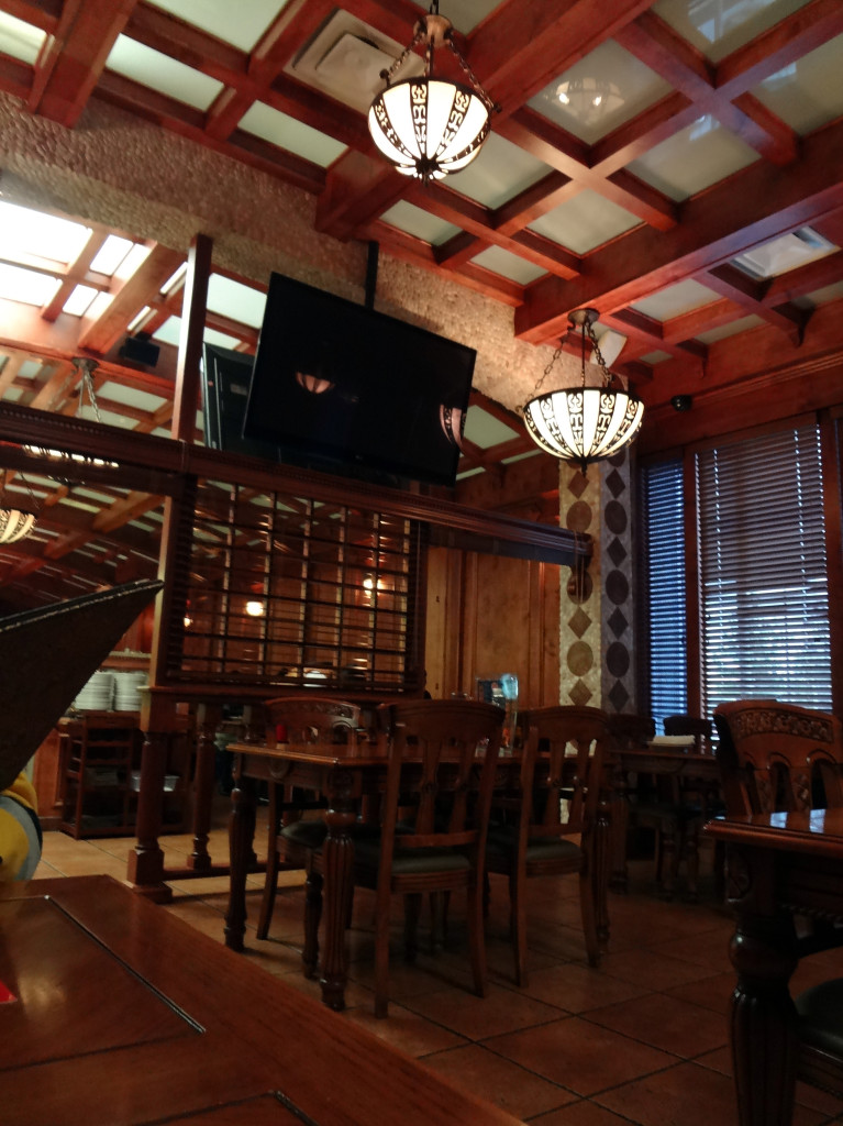 Red & Green Brazilian Steakhouse Interior