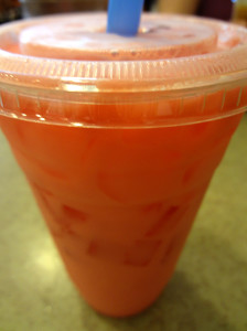 Strawberry Jelly drink from Ming s BBQ