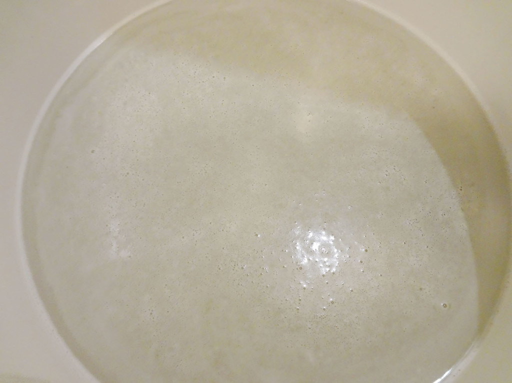 The homemade laundry detergent, ready to go!