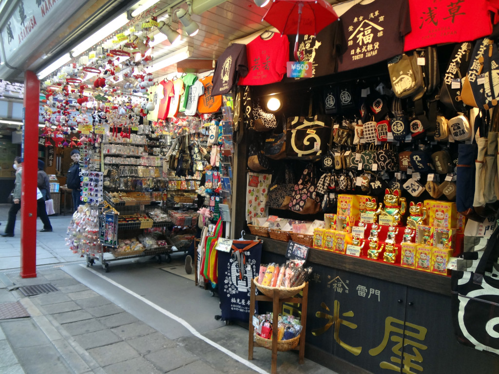Vendor Stall at Sensoji Temple Asakusa