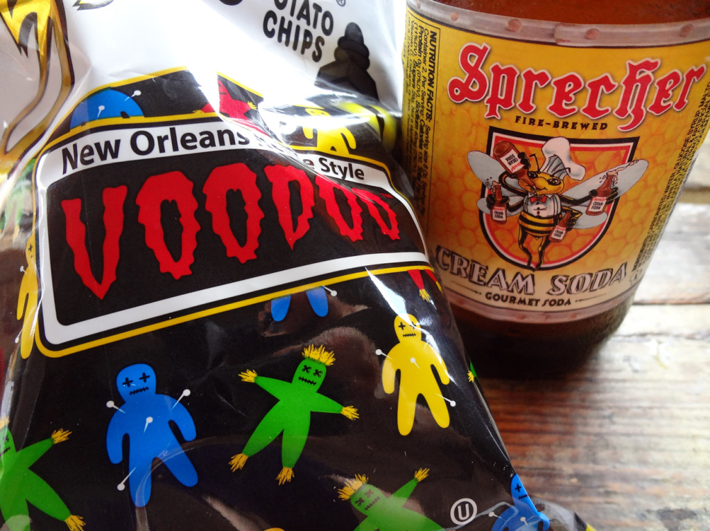 Zapp's Voodoo chips and Sprecher cream soda