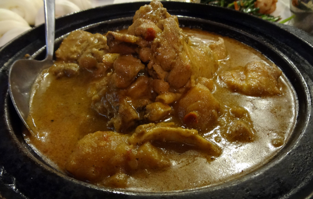 Curry chicken at Bo Bo Garden