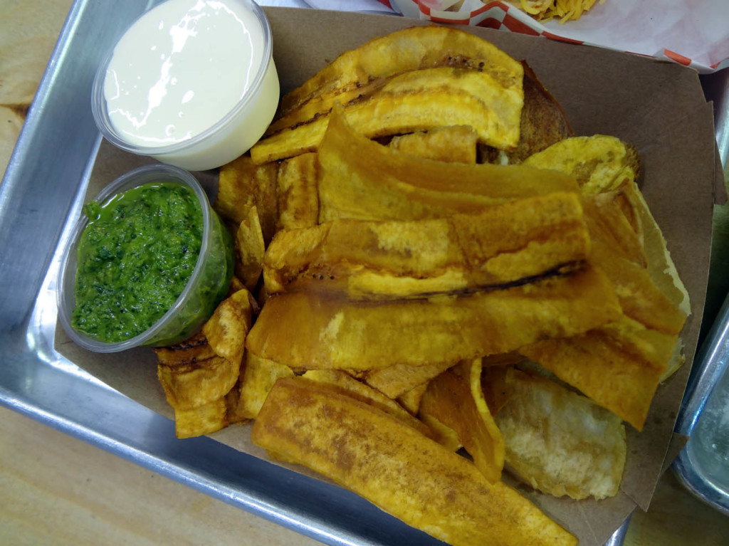 Tostones chips from Arepa Mia