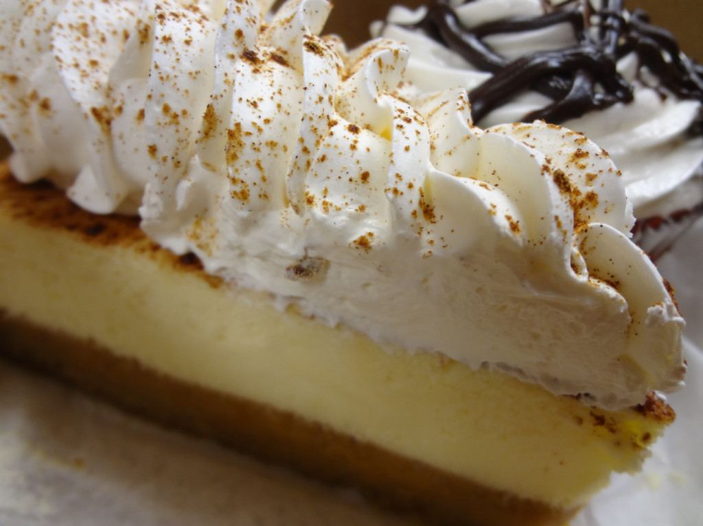 A closer look at that delectable sweet potato cheesecake
