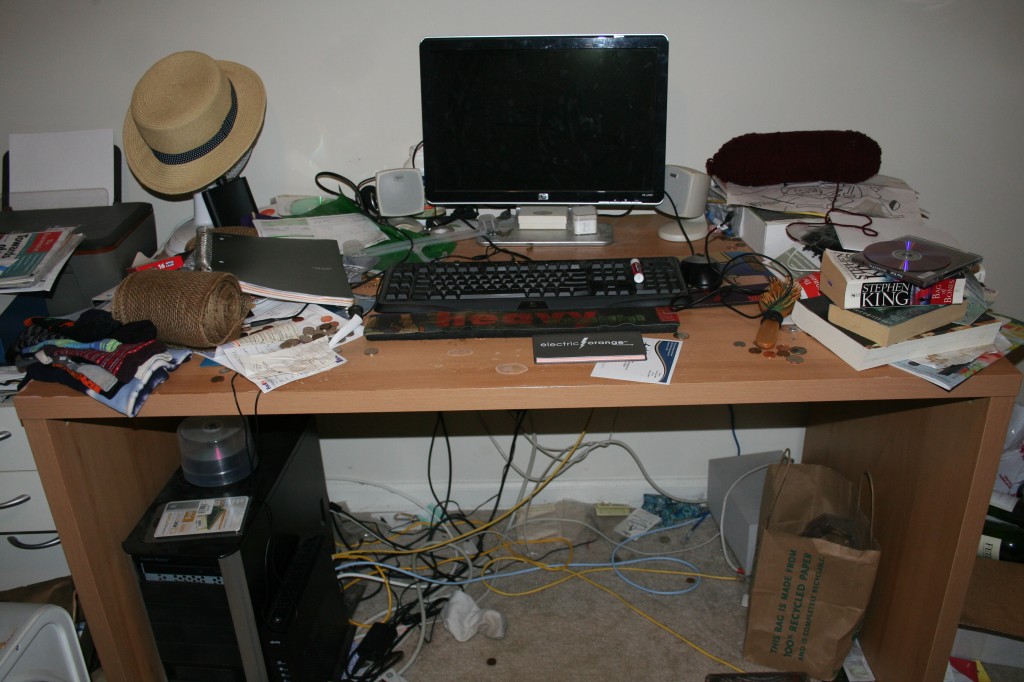 Computer Desk Before