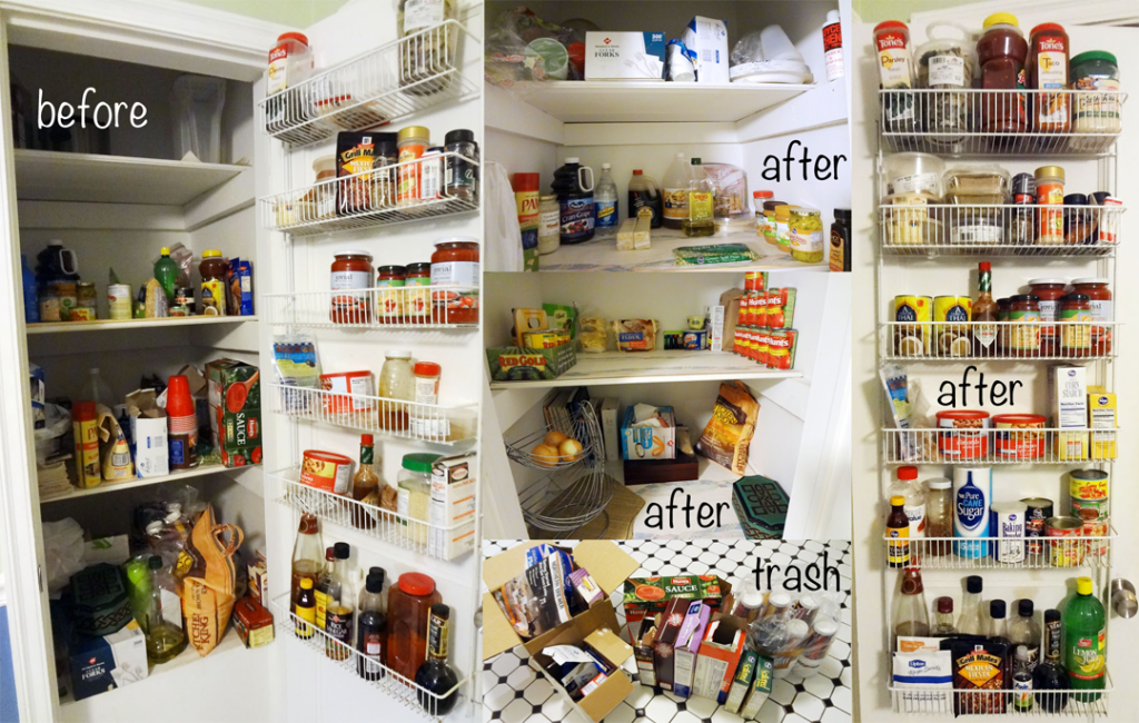 Pantry Before and After