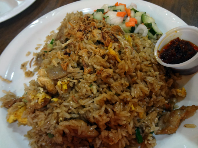 Marie's nasi goreng – indonesian fried rice.