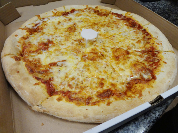 Marietta Pizza Company large cheese pizza