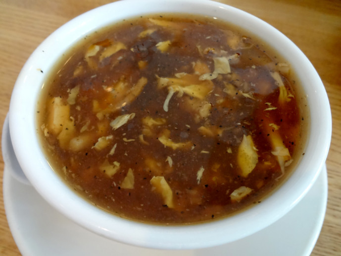Hot and sour soup from House of Chan