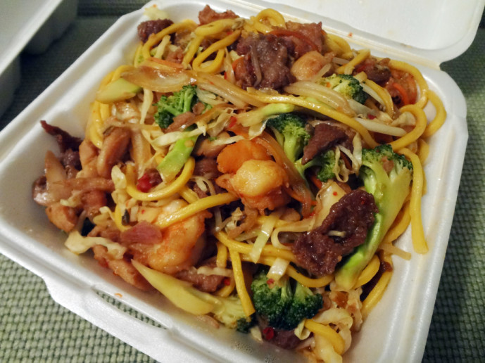 Special lo mein from China Bucks