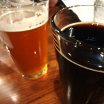 Monday Night Brewings Eyepatch IPA and Red Hare's Sticky Stout
