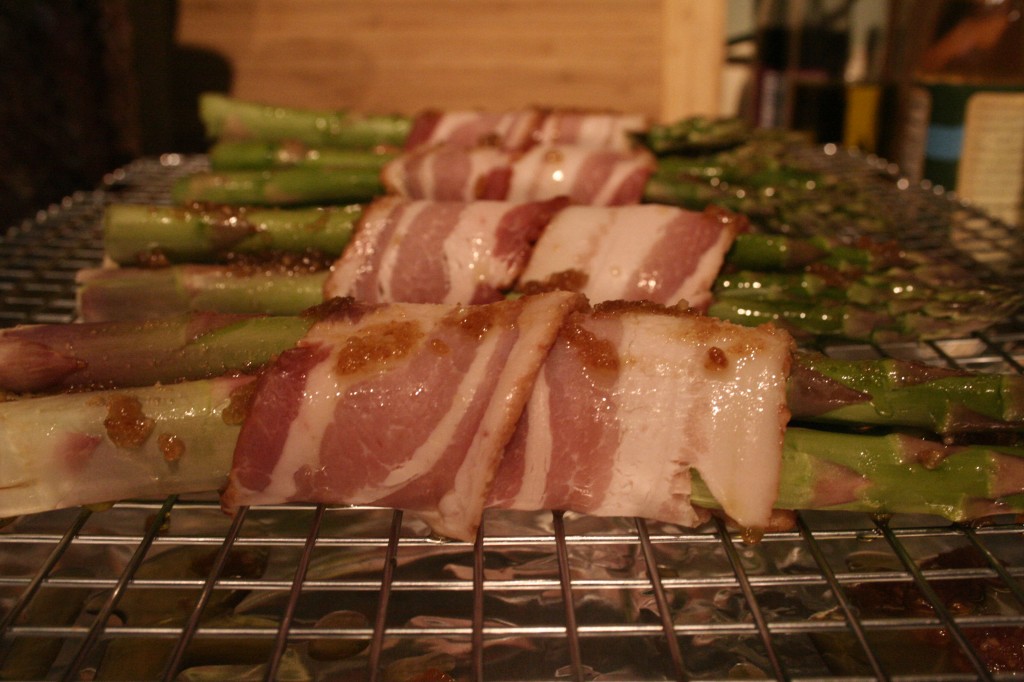 Raw Bacon-Wrapped Asparagus