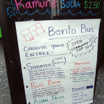 Bento Bus menu board