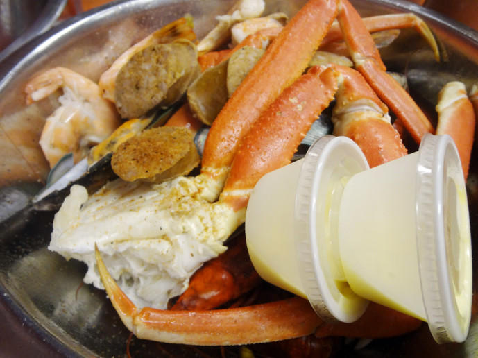 Shack-tastic platter from Crawfish Shack