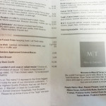 Muss & Turner menu continued