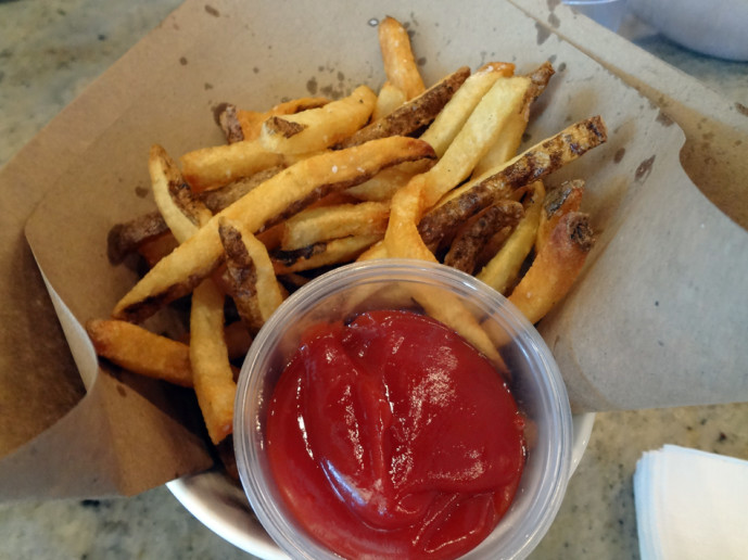 Fries for the table at Muss & Turner's