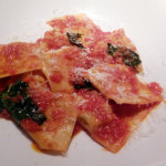 Tortelli di Michelangelo - A recipe from his letters: veal, chicken, pork ravioli, butter/sage sauce