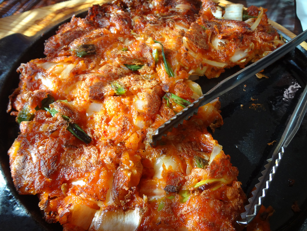 Kimchi pancake at Yeh Tuh