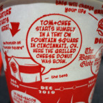 Tom+Chee paper cup