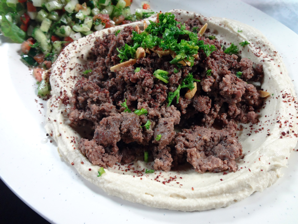 Ameer's Mediterannean Hummus with Lamb