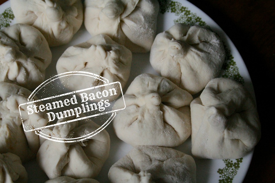 Steamed Bacon Dumplings