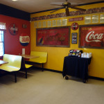 Chicken Comer interior with Subway booths