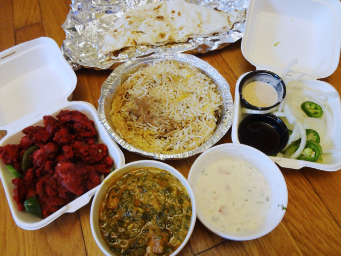 The entire takeout haul from Zyka Decatur